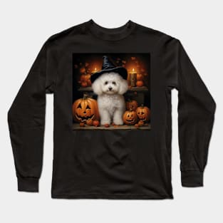 Halloween Bichon frise Long Sleeve T-Shirt